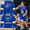 West Virginia Basketball Jerry West Throwback Uniform Hoodie Shirt