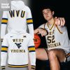 West Virginia Basketball White Throwback Uniform Hoodie Shirt