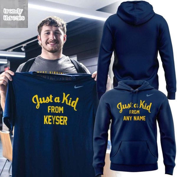 West Virginia Footbal Just A Kid From Hoodie Shirt