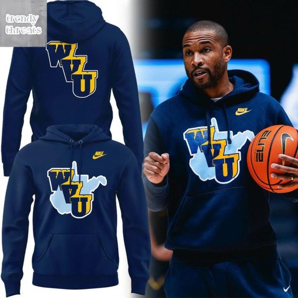 West Virginia Mountaineers Basketball Throwback Hoodie Shirt