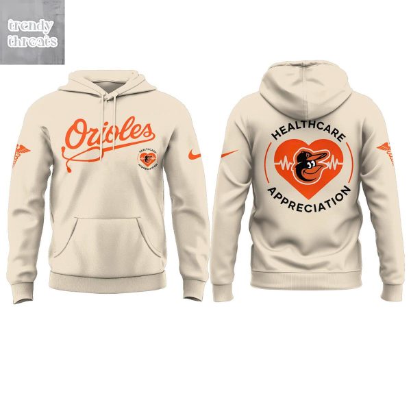 Baltimore Orioles Healthcare Appreciation Night Hoodie T-Shirt