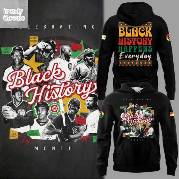Chicago Cubs Black History Month Hoodie T-Shirt