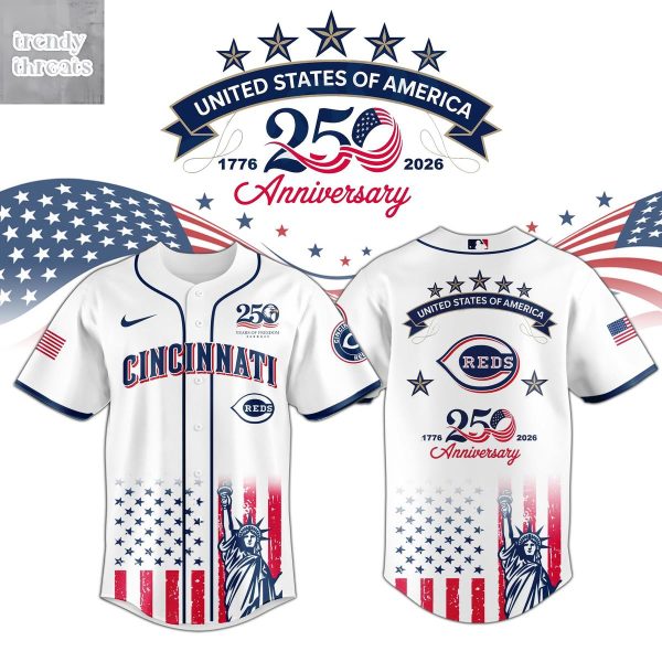 Cincinnati Reds x America’s 250th Anniversary 2026 Jersey