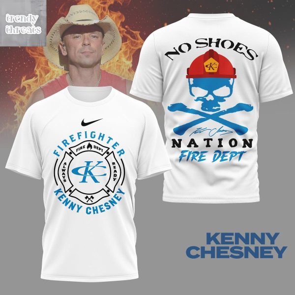 Kenny Chesney Firefighter No Shoes Nation T-Shirt