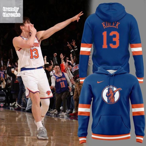 New York Knicks Tyler Kolek Statue Of Liber3 Hoodie T-Shirt