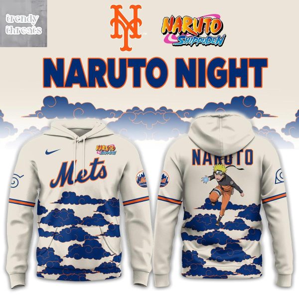 New York Mets Naruto Night Hoodie T-Shrt
