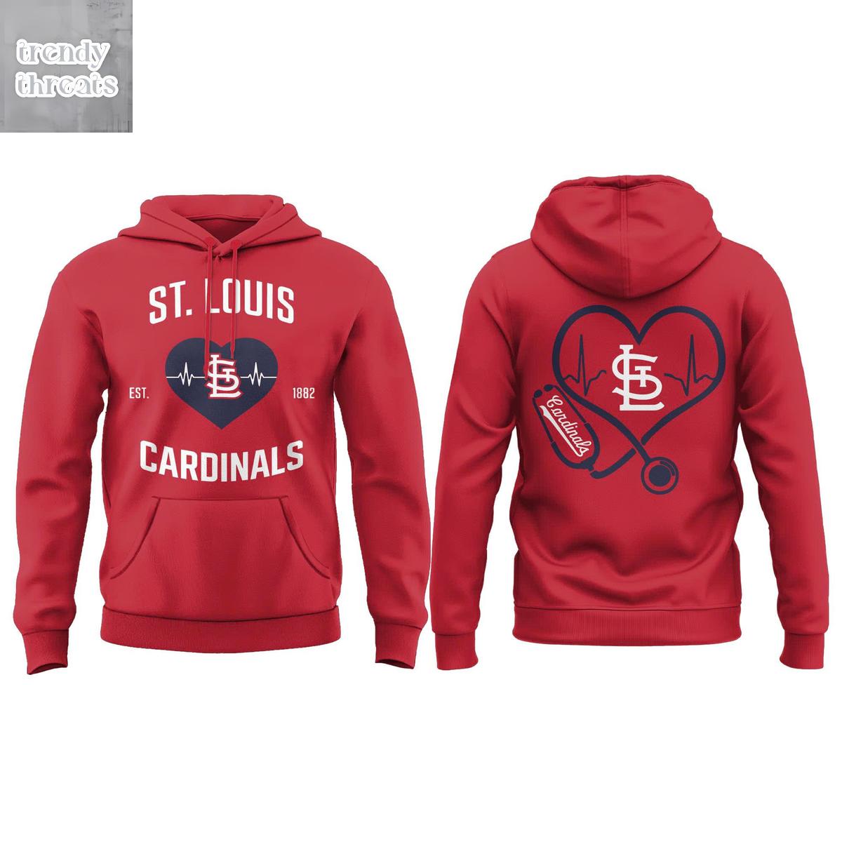 St. Louis Cardinals Healthcare Appreciation Night Hoodie T-Shirt St. Louis Cardinals Healthcare Appreciation Night Hoodie T-Shirt
