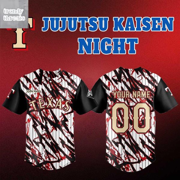 Texas Rangers Jujutsu Kaisen Night Jersey