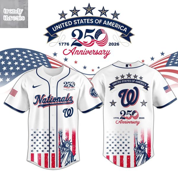 Washington Nationals x America’s 250th Anniversary 2026 Jersey