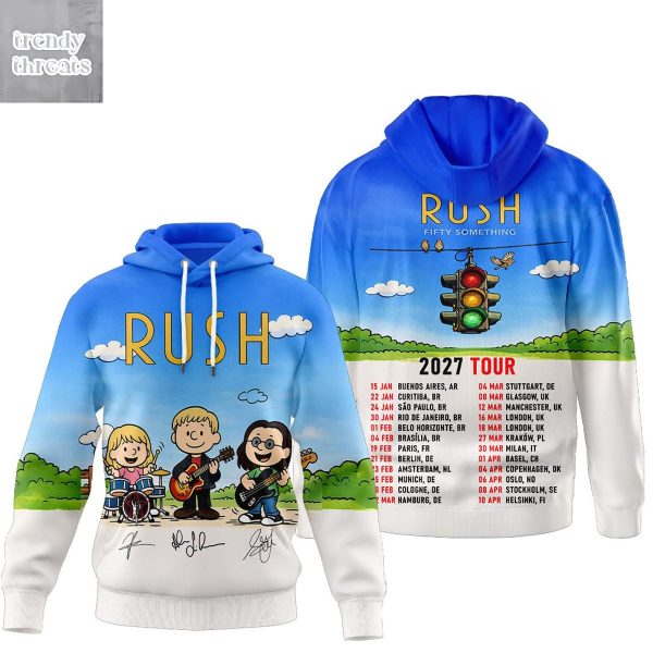 Rush Fifty Something 2027 Tour Hoodie T-Shirt