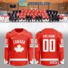 Canadas 2026 National Mens Team Custom Hockey Jersey